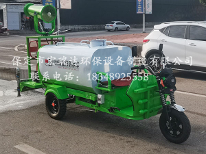 湖南株洲市場(chǎng)使用保定宏瑞達(dá)電動(dòng)灑水霧炮車案例